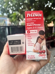 Siro Tylenol cho trẻ 2-11 tuổi Children’s Tylenol Pain Fever 120ml (Vị Cherry)