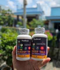 Viên uống hỗ trợ tăng chiều cao cho trẻ 2-9 tuổi và 10 tuổi trở lên. Nubest Tall 60 Capsules