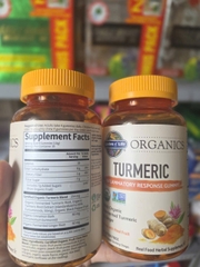Garden of Life Organics – Turmeric Inflammatory Response Gummy 120 VIÊN HÀNG USA MỸ