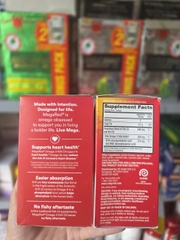 MegaRed Omega-3 Krill Oil 500mg 80 viên HÀNG MỸ CHÍNH HÃNG- CHẤT LƯỢNG- UY TÍN