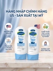 Sữa tắm gội toàn thân cho bé Cetaphil 230ml của Mỹ