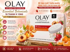 Set 16 Bánh Xà Phòng Olay Essential Botanicals – Dưỡng Ẩm Chuyên Sâu, Hương Trái Cây Tươi Mát (Hàng Mỹ)