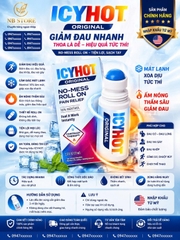 Hỗ trợ xương khớp Lăn giảm đau Icy Hot No Mess Pain Relief 73ml của Mỹ