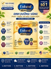 Sữa Bột Enfamil NeuroPro Infant Formula - Công Thức Vàng Cho Trí Não & Hệ Miễn Dịch Của Bé (587g)