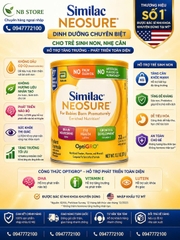 Similac NeoSure - Giải Pháp Dinh Dưỡng Chuyên Biệt Cho Bé Sinh Non & Nhẹ Cân (371g)