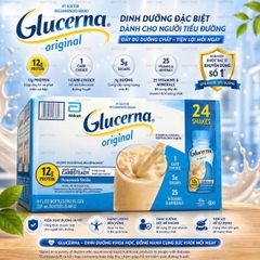 [CHÍNH HÃNG MỸ] Sữa Nước Glucerna Original – Giải Pháp Dinh Dưỡng Chuyên Biệt Cho Người Tiểu Đường (Thùng 24 Chai)