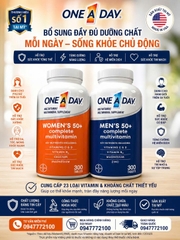 [CHÍNH HÃNG MỸ] Vitamin Tổng Hợp Cho Nữ Trên 50 Tuổi One A Day Women's 50+ – Hộp 300 Viên