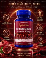 Viên Uống Chiết Xuất Lựu Puritan's Pride Pomegranate Extract 250mg