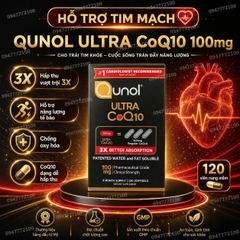 Viên Uống Hỗ Trợ Tim Mạch Qunol Ultra CoQ10 100mg – Hộp 120 Viên