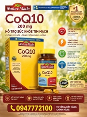 Viên Uống Hỗ Trợ Tim Mạch Nature Made CoQ10 200mg – Hộp 140 Viên