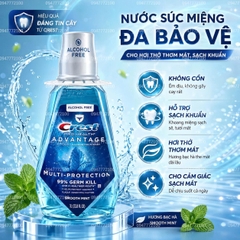 [CHÍNH HÃNG MỸ] Nước Súc Miệng Crest Pro-Health Advantage Multi-Protection (Chai 1L)