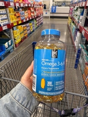 [CHÍNH HÃNG MỸ] Viên Uống Member's Mark Omega 3-6-9 – Dưỡng Chất Vàng Cho Sức Khỏe Toàn Diện