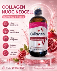 Collagen Nước NeoCell Collagen Peptides Delicious Pomegranate Liquid (473ml)