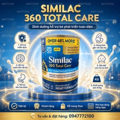 [CHÍNH HÃNG MỸ] Sữa Bột Similac 360 Total Care Infant Formula (873g)