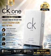 Nước Hoa Unisex Calvin Klein CK One Eau De Toilette (Chai 100ml)
