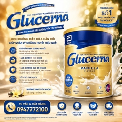 Sữa Bột Dành Cho Người Tiểu Đường Abbott Glucerna Hương Vanilla (Hộp 850g)