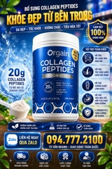 Bột Collagen Peptides Orgain + Probiotics - Bí Quyết Cho Làn Da Khỏe Đẹp & Hệ Tiêu Hóa Khỏe Mạnh (726g)