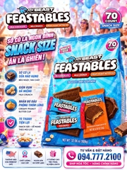 GÓI LỚN 909G Kẹo Socola MR.BEAST FEASTABLES 909g HÀNG MỸ DATE MỚI Ngon Tuyệt Vời