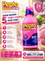 VIÊN NHAI HỖ TRỢ TIÊU HÓA, TRỊ ĐAU DẠ DÀY PEPTO-BISMOL CHEWABLES VỊ ANH ĐÀO (CHERRY) HỘP 30 VIÊN CỦA MỸ