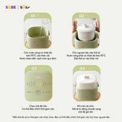 Nồi Nấu Chậm Bear 1L SB-NNC10