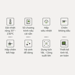 Nồi Chiên Hơi Nước OLIVO SF18