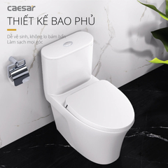 Bồn Cầu Một Khối Nắp Êm Caesar CD1395