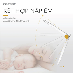 Bồn Cầu Một Khối Nắp Êm Caesar CD1395
