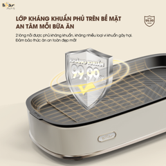 Nổi Lẩu Nướng Đa Năng 2 Khay Bear SB-NL45K