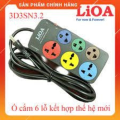 Ổ cắm đa năng kết hợp thế hệ mới Lioa 3D3SN3.2