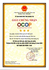 BÁNH CỐM GẠO LỨT MÈ QUÊ TRẦN LAN 400gr