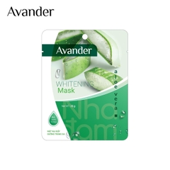 Mặt nạ giấy dưỡng trắng da Nha đam Avander 25g