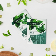 Mặt nạ giấy dưỡng trắng da Trà xanh Avander 25g