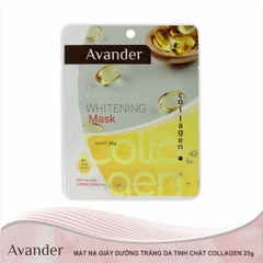 Mặt nạ giấy dưỡng trắng da Collagen Avander 25g