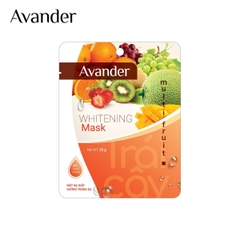 Mặt nạ giấy dưỡng trắng da Trái cây tổng hợp Avander 25g