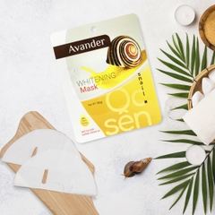Mặt nạ giấy dưỡng trắng da Ốc sên Avander 25g
