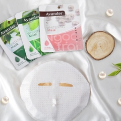 Mặt nạ giấy dưỡng trắng da Trà xanh Avander 25g