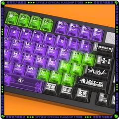[Keycap Đẹp] Bộ Keycap bàn phím Eva Trong Suốt | CHERRY | Eva Trong Suốt