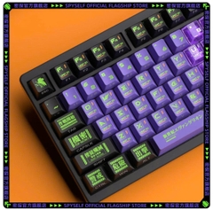 [Keycap Đẹp] Bộ Keycap bàn phím Eva Trong Suốt | CHERRY | Eva Trong Suốt
