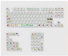 [Keycap Đẹp] Bộ Keycap bàn phím Plant & Zombie | CHERRY | Plant & Zombie | Trong suốt