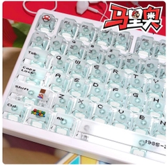 [Keycap Đẹp] Bộ Keycap bàn phím Mario | CHERRY | Mario | Trong suốt