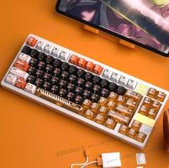 [Keycap Đẹp] Bộ Keycap bàn phím Cam trong suốt | CHERRY | Orange