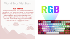 Bàn phím cơ AKKO 5108B Plus Red World Tour Viet Nam (RGB / Hotswap / Akko V3 Piano Pro)