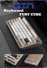 Bàn phím cơ Fury Cube F75 / Nhôm CNC / Led RGB / Hotswap / PIN 8000mah