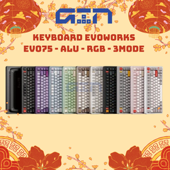 [HÀNG SẴN] Bàn Phím Cơ Custom EVO75 Keyboard | 3 Modes | Nhôm | Led RGB