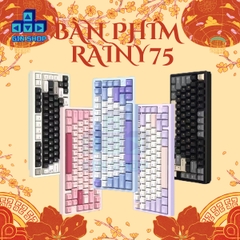 [HÀNG SẴN] Bàn Phím Cơ Custom Rainy 75 - Rainy75 | 3 Modes | Nhôm | Led RGB