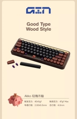 (Hàng sẵn) Bàn phím cơ gỗ AKKO MU01 (Hotswap,RGB / Multi-Modes)