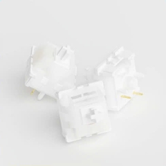 [SWITCH GIÁ RẺ] Công tắc Switch bàn phím cơ KTT Baby White | Linear | 43g | Trắng xuyên led tốt