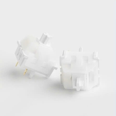 [SWITCH GIÁ RẺ] Công tắc Switch bàn phím cơ KTT Baby White | Linear | 43g | Trắng xuyên led tốt