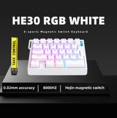 [HÀNG SẴN] Bàn Phím Cơ Gaming Rút Gọn Một Tay Rapid Trigger Zouya HE30 | 8K Hz | Chuyên game