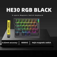 [HÀNG SẴN] Bàn Phím Cơ Gaming Rút Gọn Một Tay Rapid Trigger Zouya HE30 | 8K Hz | Chuyên game